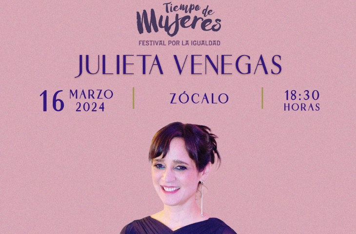 Julieta Venegas llega con toda su fuerza al Zócalo de la CDM