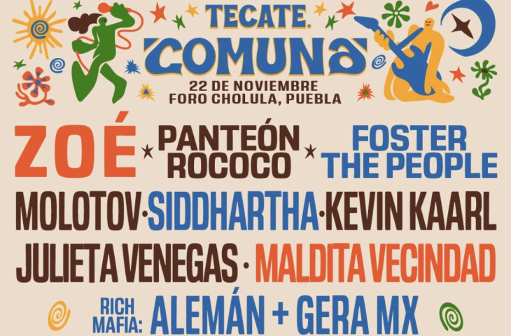 Conoce el cartel oficial del Tecate Comuna 2025
