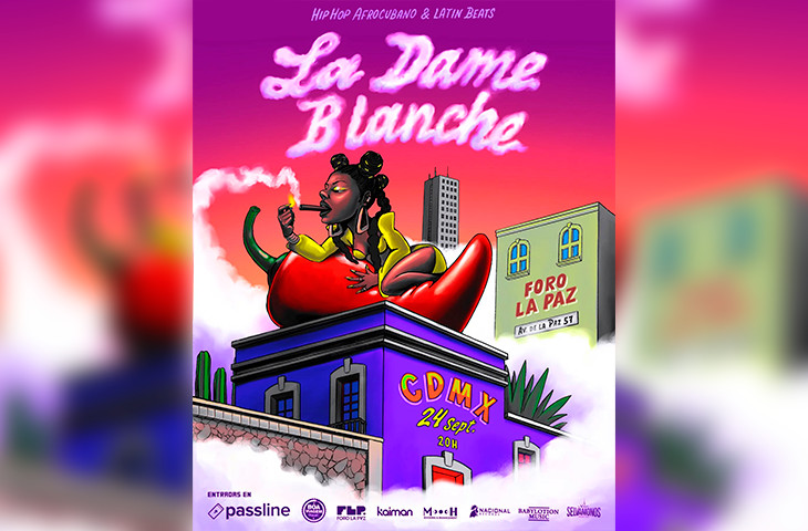 La Dame Blanche trae su hip hop afrocubano a CDMX