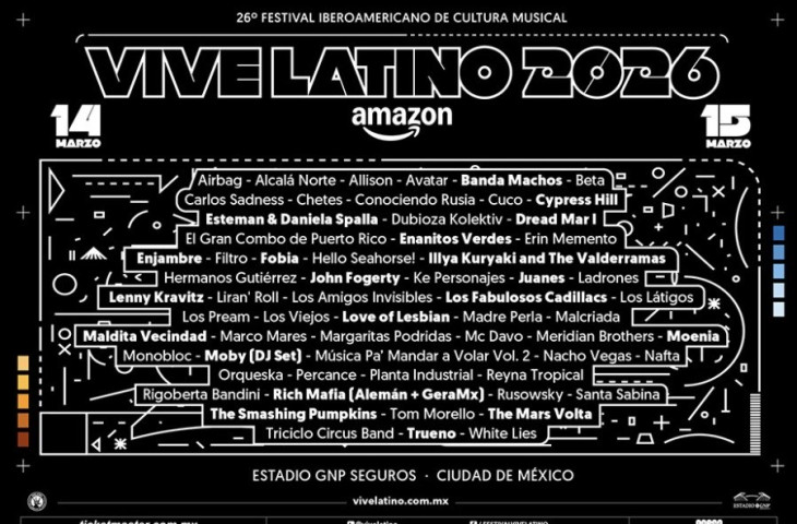 Conoce el cartel del Vive Latino 2026