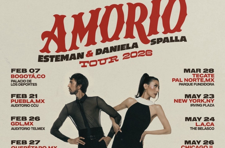 Esteman y Daniela Spalla anuncian su gira mundial