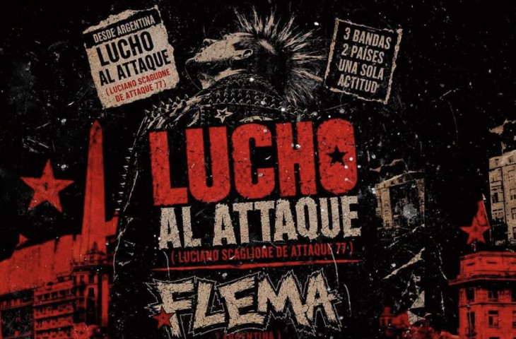 Lucho al Attaque, Flema y Nepentes en  Lourdes Music Hall